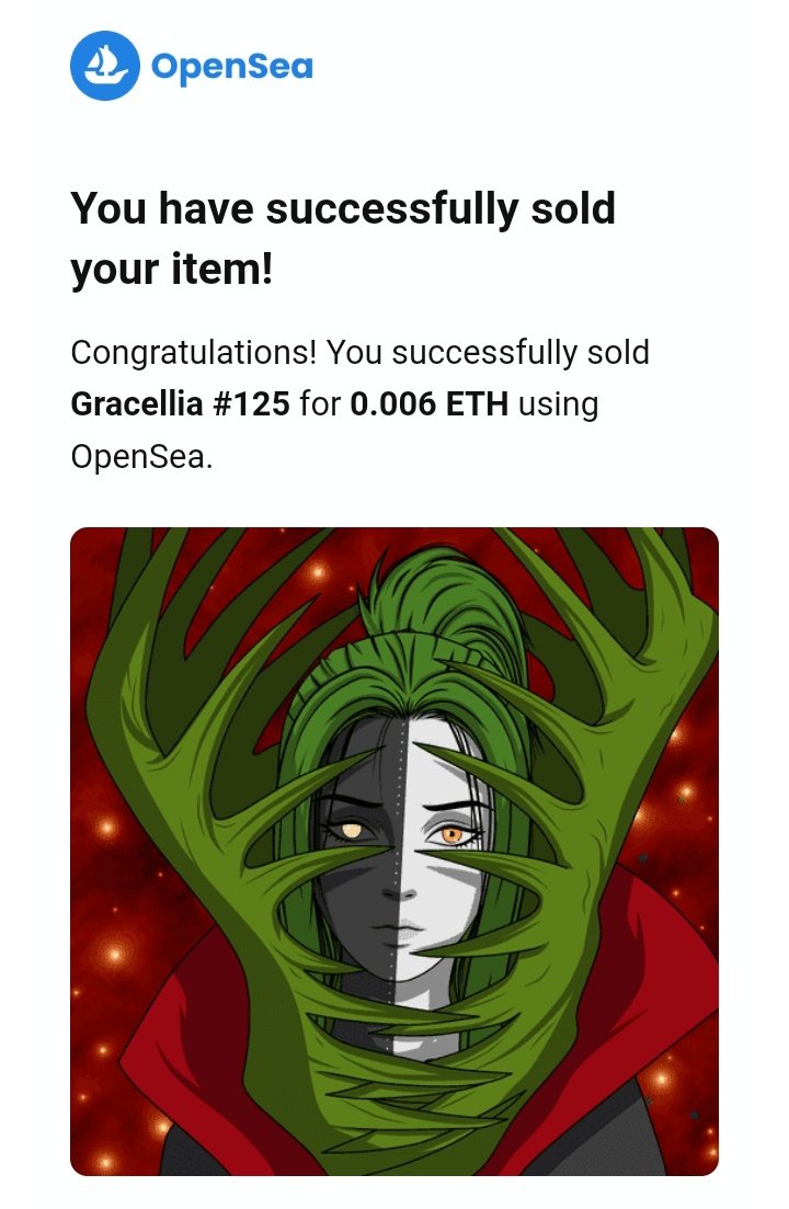 gracelliaa_nft's tweet photo. Alhamdulillah✨✨
Gracellia #125 has been sold🥳💥

Sold to @fogRa9fgbgJ73dd
Thank you so much for your amazing support☺️❤️

#nftart #NFT #NFTs #NFTDROPS #NFTCommunity #NFTDay #OpenSeaNFT https://t.co/z2CGcZEOvi