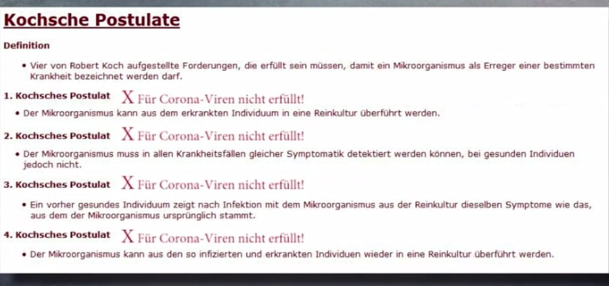 maikpi70's tweet photo. #kochschePostulate zum Nachweis der Existenz von #Viren https://t.co/tscbk2q9s4