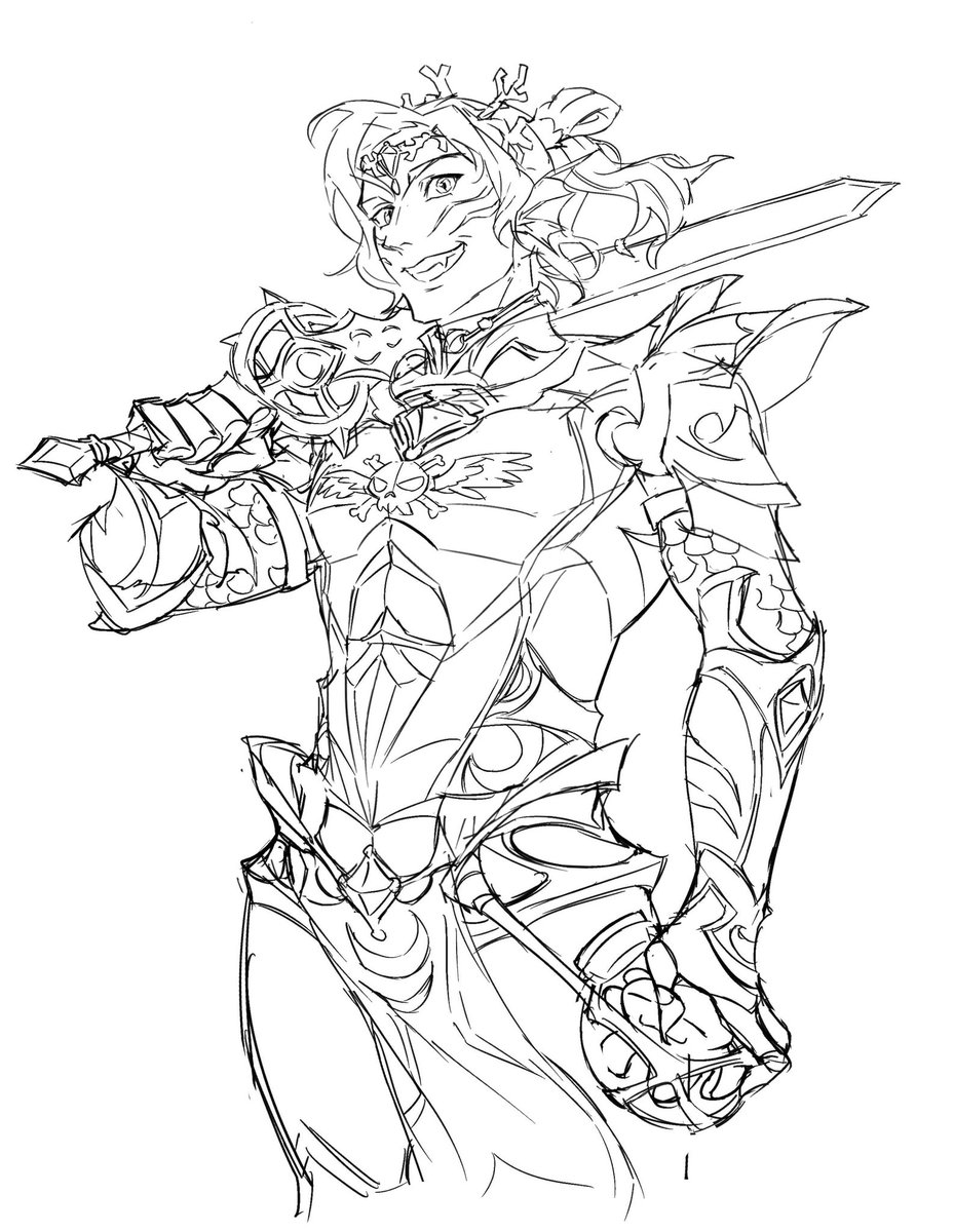 been getting into jrwi riptide recently and had the urge to draw a fancy gillion (´ω`)
#jrwifanart #jrwiriptide #gilliontidestrider