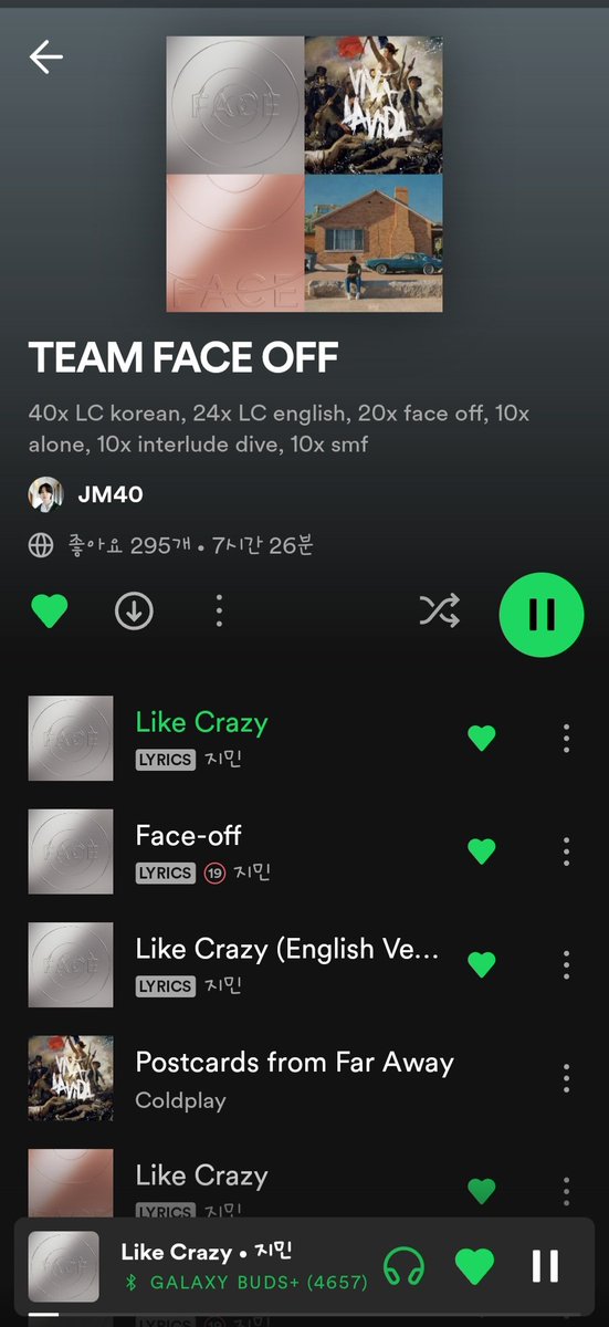 jjiming23's tweet photo. @Mochisjam1 JIMIN JIMIN
ALL FOR JIMIN
TEAM FACE OFF
#WeStreamForJimin
#TheBlameIsOnMe
#LikeCrazy #JIMIN https://t.co/7we8i7I9L2