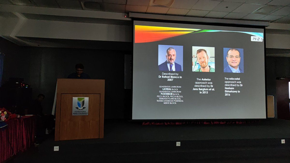 Rammurthy Kulkarni🇮🇳 (@ram03kul) on Twitter photo QL block by Dr. Trishul.
1. 2 / 3 layer model of TLF
2. Changed nomenclature
3. Shamrock leaf sign, Flag sign for QL muscle
4. Flexion improves visibility
5. It is an advanced block
<a href="/anesthetix/">Amjad Maniar</a> <a href="/AoraIndia/">AORA India</a> <a href="/DrRiteshRoy1/">Prof Dr Ritesh Roy</a> <a href="/tsmurali/">Murali Thondebhavi</a> <a href="/shilpabhat04/">Shilpa Bhat</a> #YENRAW23 QL block by Dr. Trishul.
1. 2 / 3 layer model of TLF
2. Changed nomenclature
3. Shamrock leaf sign, Flag sign for QL muscle
4. Flexion improves visibility
5. It is an advanced block
<a href="/anesthetix/">Amjad Maniar</a> <a href="/AoraIndia/">AORA India</a> <a href="/DrRiteshRoy1/">Prof Dr Ritesh Roy</a> <a href="/tsmurali/">Murali Thondebhavi</a> <a href="/shilpabhat04/">Shilpa Bhat</a> #YENRAW23