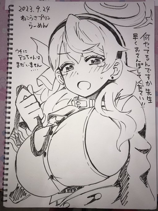 これは初めて描いた上にまだお迎えできてないのでネットの歪んだ情報多め?で描かれたアコちゃん
#ブルアカ 