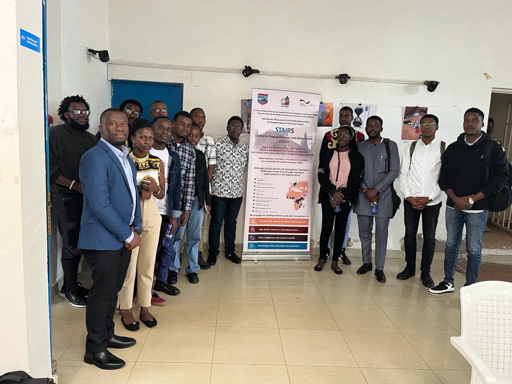 Kick off of the #STAIRS project at @ucbukavu in #DRC This 5-year project aims to ⬇️ the burden of #sepsis in #SubSaharanAfrica through 
high-quality&innovative #Research 
#capacitybuilding 
#networking 
#policyengagement & #researchtransfert
@salumnjalau @komfo_anokye