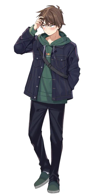 福島さーーんカズマさん描きおろしましたよーーーー!!!!!みんなに合わせてデート服! #スニーカー文庫35周年