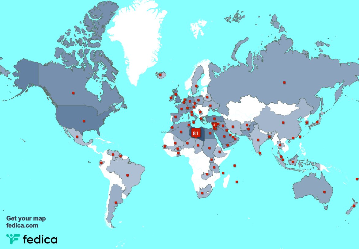 لدي 16 متابعين جدد من المانيا 🇩🇪, وبلدان أخرى خلال الأسبوع الماضي fedica.com/!BettamerMoham…