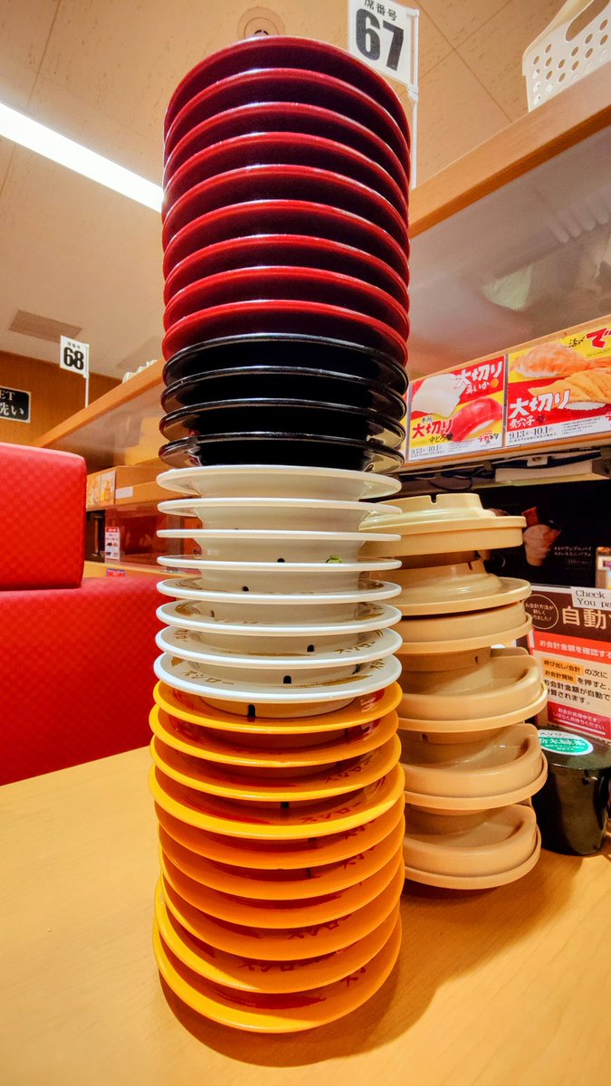 This must be a record! Sushiro Shinjuku <a href="/akindosushiroco/">スシロー</a> #sushiro