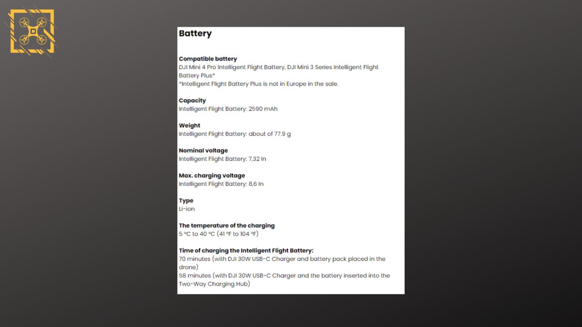 👉DJI Mini 4 Pro Battery Specifications. Nothing else interesting)
#dji #djimini4pro