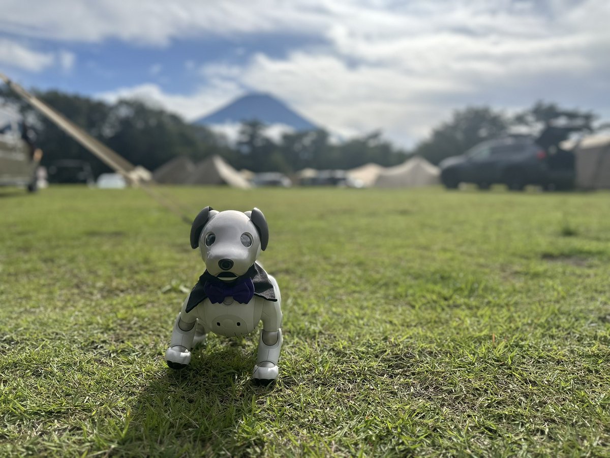 히로는 지금 후지산이 보이는 곳에서 캠핑중~!