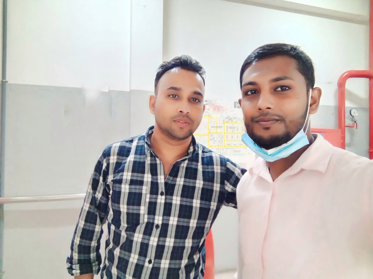 Chief Programmer Ruhul Amin Boss met Boss after 4 long years.  I was impressed by the sincerity of the boss.  May Allah bless everyone with health.