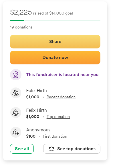 Remescient's tweet photo. Holy heck you all. What AMAZING news to wake up to.

A HUGE thank you to Felix Hirth for the $1000 donation. Please know that you just made a massive difference in Hank's life, and mine. 

And thank you so much to everyone else too, your kindness is amazing &amp; I am so grateful ♥️ https://t.co/bXnHhFhjIX