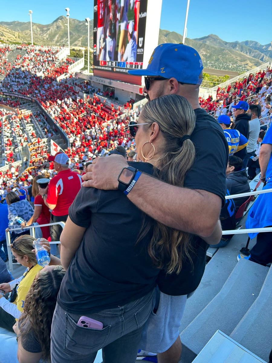 DaniMariaRyan's tweet photo. Proud of you son @CarsenRyan Keep your head up. And never forget how loved you are. Thank you family for showing up today. 💙🐻💛 #TWOZERO #UCLA #uclafootball https://t.co/m65QhllodN