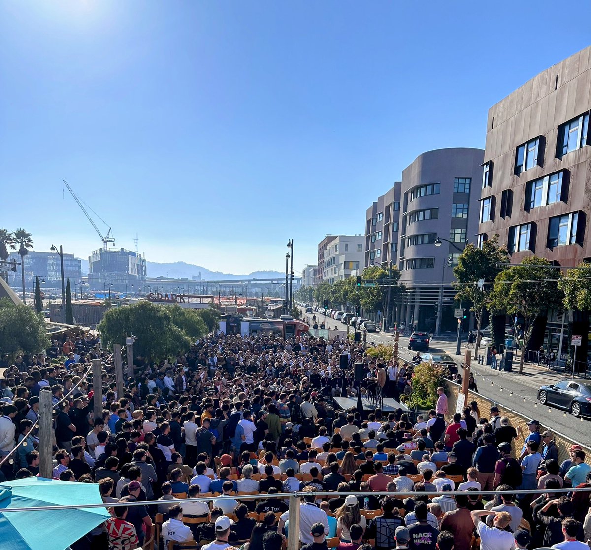 2700+ alums at the <a href="/ycombinator/">Y Combinator</a> annual reunion in SF. Alum speakers like <a href="/parkerconrad/">Parker Conrad</a> and <a href="/sama/">Sam Altman</a>. 

This might be the most impactful community I’ve ever seen.