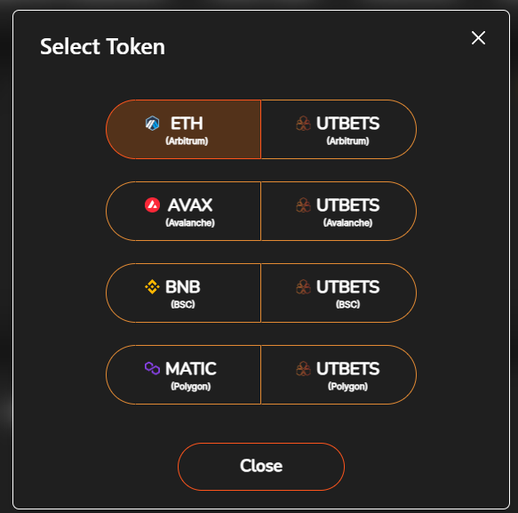 UltiBets's tweet photo. 64 Events x 8 versions (1 for each native token with $AVAX / $BNB / $ETH / $MATIC, 1 for each version of $UTBETS on #Arbitrum / #Avalanche / #BinanceSmartChain / #Polygon) = 512 SIMULTANEOUS VERSIONS of our Prediction Markets Events today on UltiBets! 🤯🤯🤯 https://t.co/Cstcdsv8ur