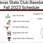 Photo by TXST Club Baseball (@TxStateClubBall)
