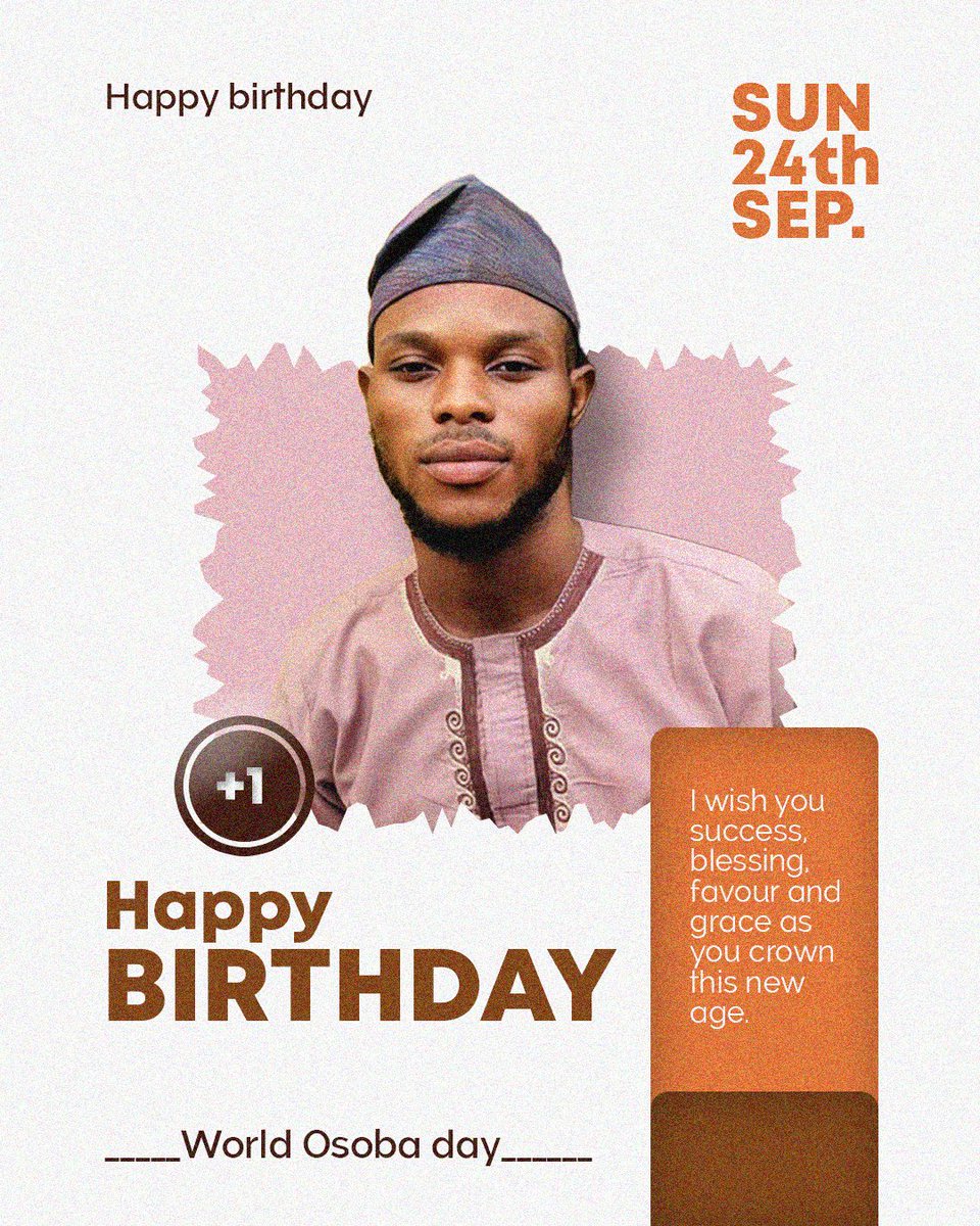osobaemmanuel4's tweet image. #birthday #September #september24 @Birthdaysng  @X  happy birthday to me ... Say me a prayer 🙏 .... A gift 🎁🎁🎁 will me appreciated .... Opay 9032573868 😍❤️
