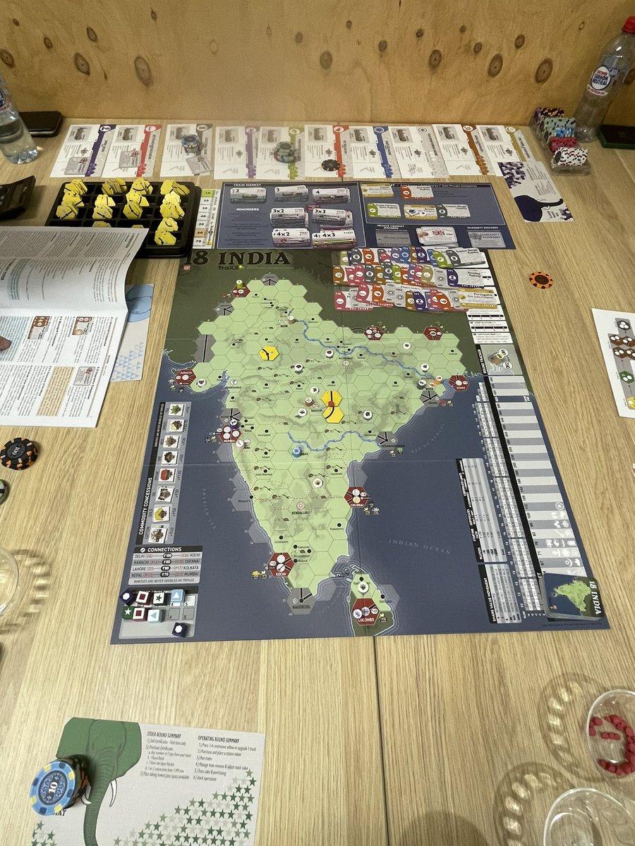 18 India first time trying! #18xx. <a href="/th3tick/">th3tick</a> <a href="/afryergames/">Anthony Fryer</a>