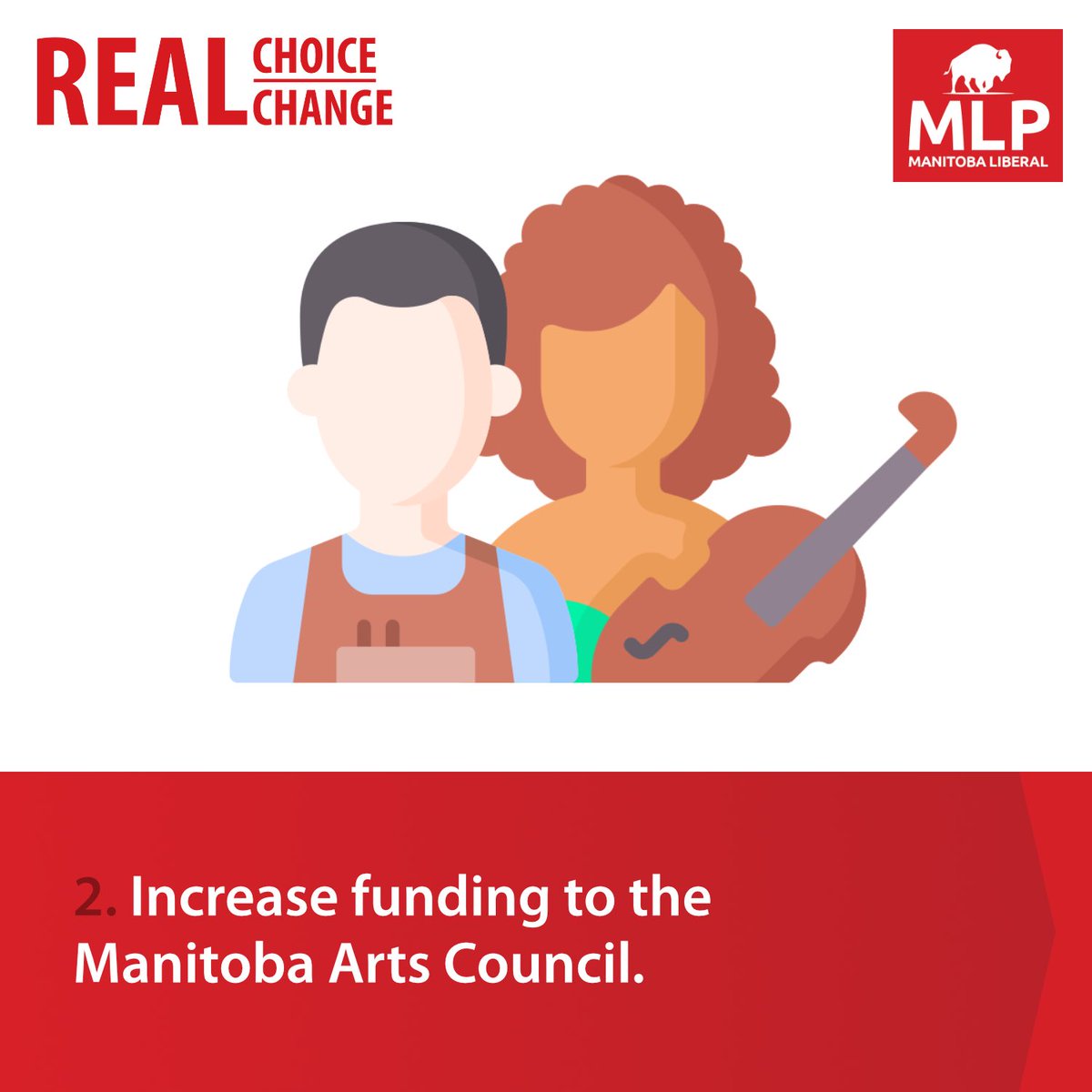 MBLiberalParty's tweet photo. Today, we announced measures to support the province’s creative industries and sports organizations today – including increasing funding to the Manitoba Arts Council and increasing supports to Sport Manitoba. #mbelxn #RealChoice #RealChange https://t.co/5WhYNZJbEB
