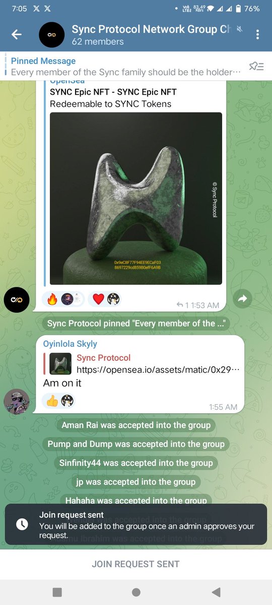 nayon817's tweet image. Done ✅💯
 
I will be lucky this time🙏 #syncprotocol
 @Rupakmond @Sudip62252580 @Shahintech3 
0x3691f8B2fA3aB6916Eb8E216eEd672f51BaB0da3