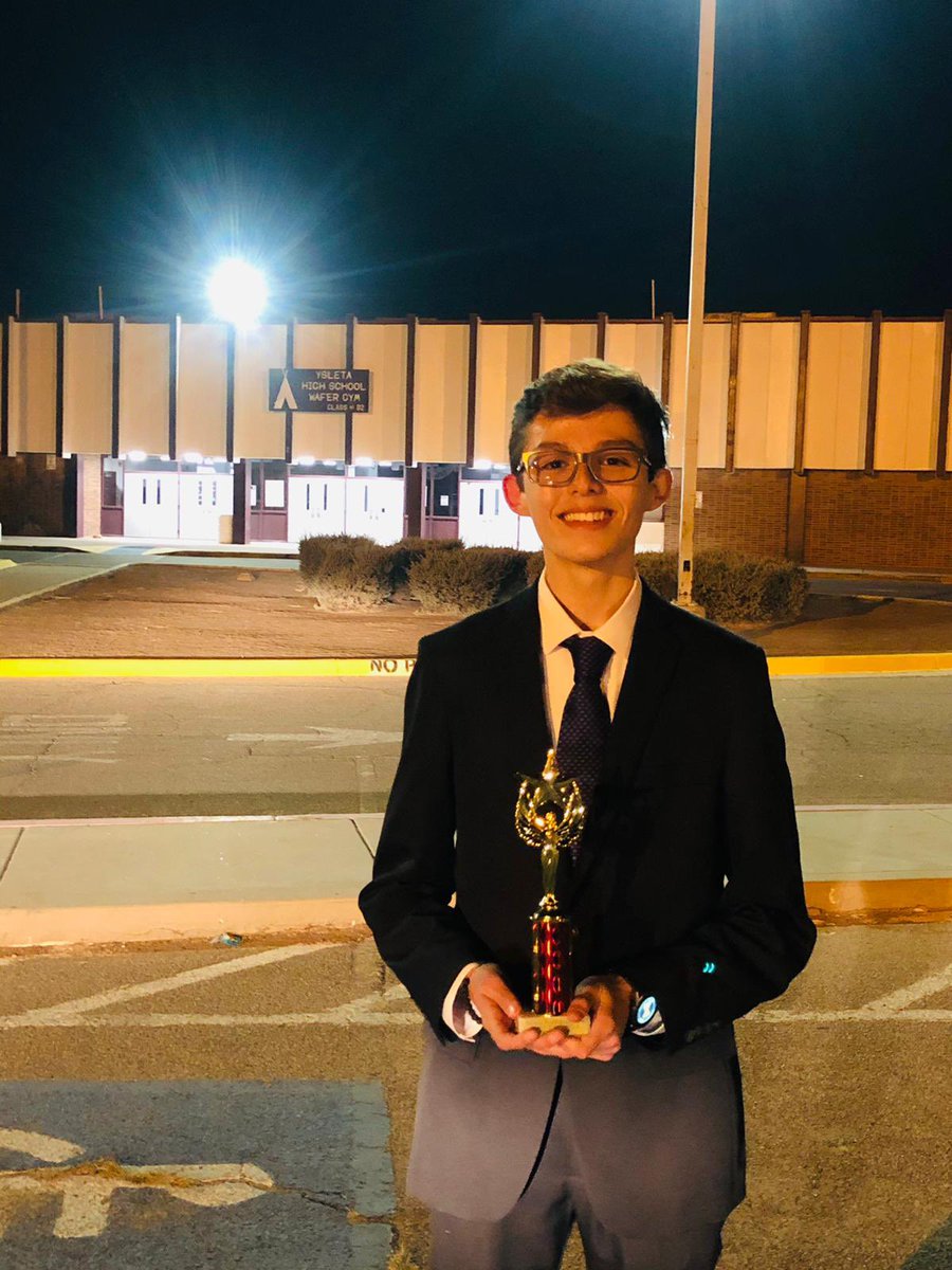 3rd and Final TFA State qual in the books, and what better place to do it then Ysleta HS… home of the first, second, and now last TFA state clincher. @DebateEastwood @EastwoodHQ @EastwoodSports @kehsfab @mrmeastwood #gotroop