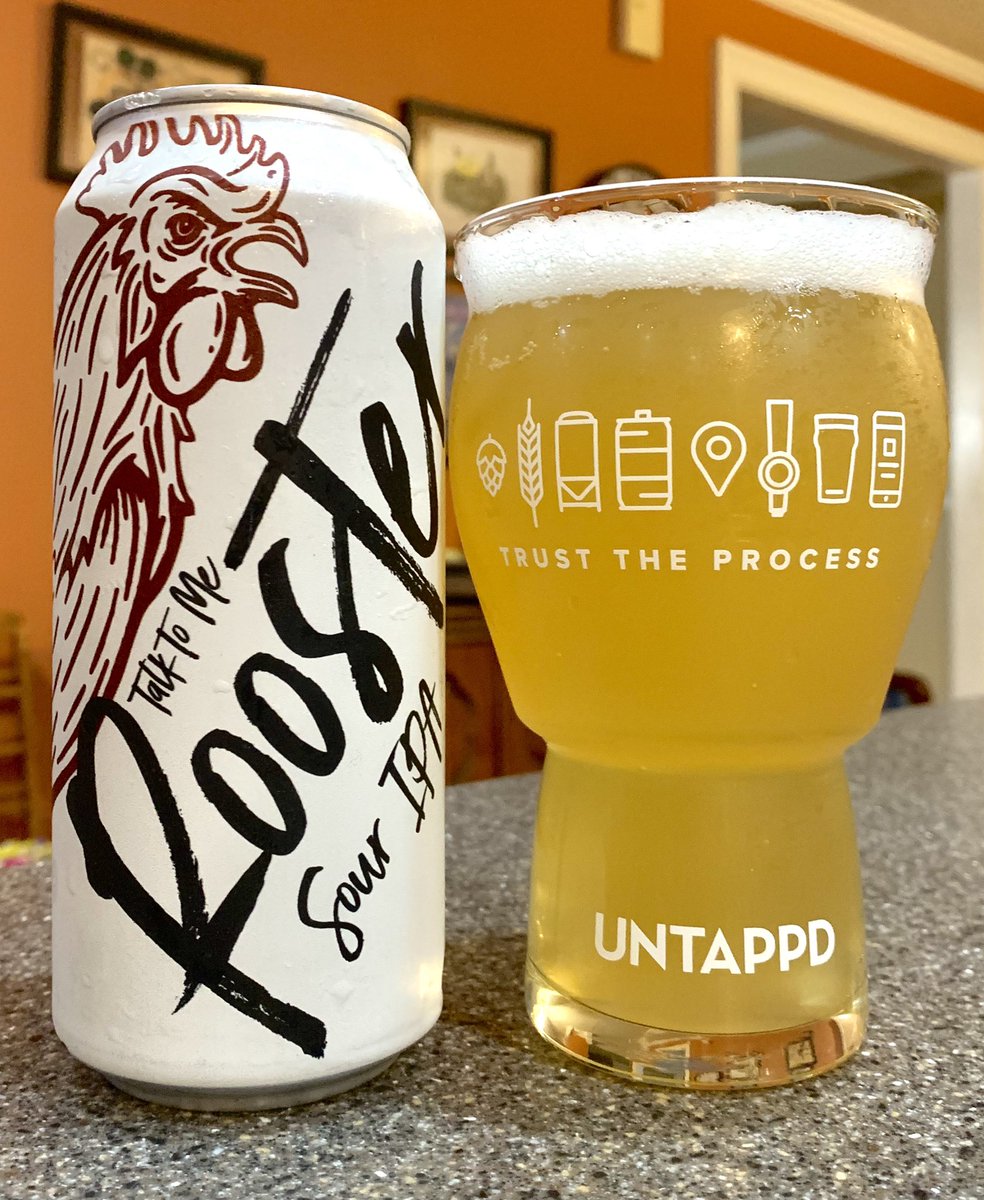SCBeerExplorer's tweet photo. Talk to Me Rooster by @Columbia_Craft.
Pineapple aroma. Light, straw-color pour. Hoppy and tart. Pineapple and kiwi flavors. This is good.
#CollaborationBeer w/ @gcsupplycompany.
#SCBeer #DrinkLocal #DrinkCola #CraftBeer #BeerReview https://t.co/reV3sHqDbe