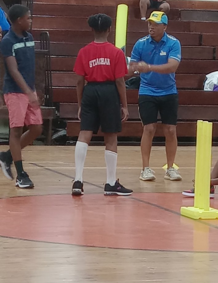 BahamasCricket1's tweet photo. Coach N.Serame is passionate about this game. https://t.co/cHW2AwRR2P