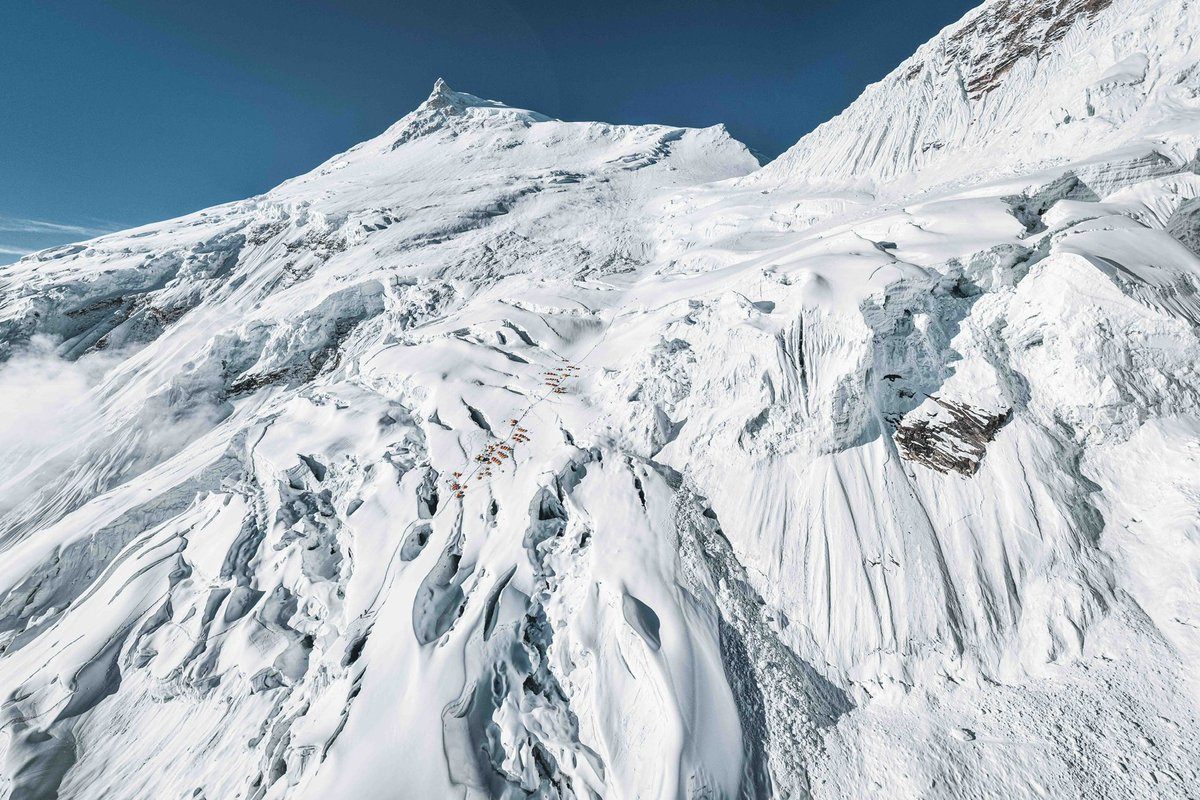 sst8848's tweet photo. 🏔️ Manaslu Summit update 24 Sep 2023 !

• Congratulations to Ahmed and Anum Uzair 🇵🇰 who successfully climbed the eighth highest peak, Mt. Manaslu (8163m), this morning. They are the first Pakistani couple to achieve (climb 8000m peak) this feat.

Summiteers list: 👇 
1. Ahmed Uzair 🇵🇰 
2. Anum Uzair 🇵🇰
3. Pasang Sherpa 🇳🇵
4. Pasang Dukpa Sherpa 🇳🇵 
5. Pastenji Sherpa 🇳🇵

•With more ascents of the true summit to be counted, stay connected for further updates! 🏔️👏👏

#sst #sevensummittreks #8000er #8000m #mountaineering #mountains #alpinism #himalayas #nepal #sherpa #adventure #explore #travel #summit #adventuretime #climbing #nature #peak #expedition #ascent #toursim #mountainlife #trek #manaslu2023 #8163 #manasluautumn #pakistan