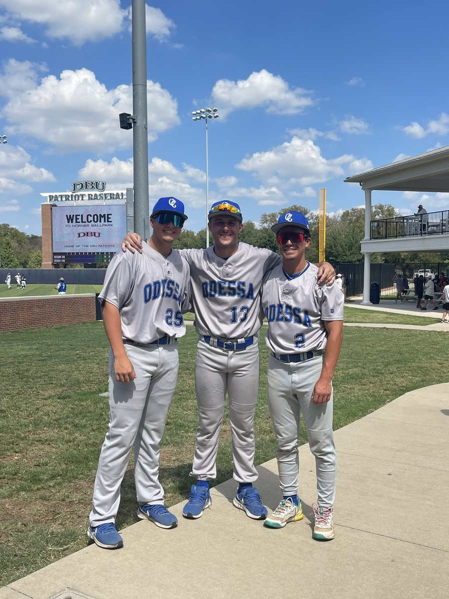 Yvonne Savattere (@ysavattere) on Twitter photo Congratulations to these young men who represented Odessa College at the All-Star games!
<a href="/ASavattere20/">Antonelli Savattere</a> <a href="/CJCBaseball/">Charlie J Collins</a> <a href="/CadeGriffin7/">Cade Griffin</a> <a href="/OdessaCBaseball/">Odessa College Baseball</a> Congratulations to these young men who represented Odessa College at the All-Star games!
<a href="/ASavattere20/">Antonelli Savattere</a> <a href="/CJCBaseball/">Charlie J Collins</a> <a href="/CadeGriffin7/">Cade Griffin</a> <a href="/OdessaCBaseball/">Odessa College Baseball</a>