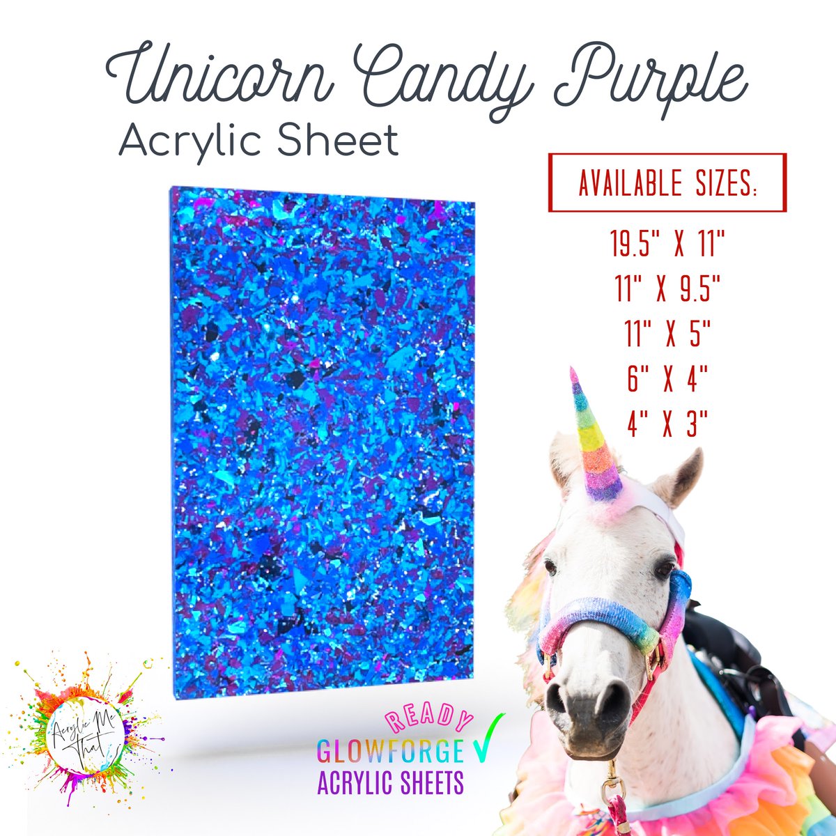 AcrylicMeThat's tweet photo. 𝐒𝐭𝐚𝐫𝐭 𝐅𝐫𝐨𝐦 $𝟑.𝟓0
𝐔𝐧𝐢𝐜𝐨𝐫𝐧 𝐂𝐚𝐧𝐝𝐲 𝐏𝐮𝐫𝐩𝐥𝐞 𝐀𝐜𝐫𝐲𝐥𝐢𝐜 𝐒𝐡𝐞𝐞𝐭
𝐒𝐡𝐨𝐩 𝐍𝐨𝐰: https://t.co/DZdk7kzr3z
#acrylicmethat #acrylicsheet #onlineshop #acrylicsheetsupply #Acrylicsheet
#acrylicsheets #plexi #plasticsheet #glitter #plexiglass #lasercut https://t.co/06PIAW8T3t