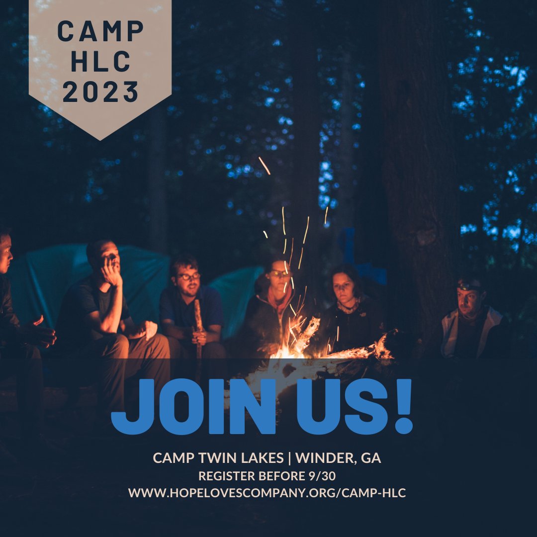 SIGN UP for Camp HLC Georgia TODAY! October 13th-15th at Camp Twin Lakes. Sign up here: docs.google.com/forms/d/1ETeKo…