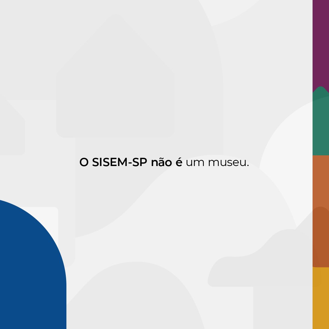 sisemsp's tweet photo. Você sabe o que é o SISEM-SP? Siga o fio e saiba mais 👇

#SISEMSP #CampanhaSISEMSP #SistemaDeMuseus #MuseusSP #CulturaSP #TudoViraCultSP https://t.co/IZkBxCey5l