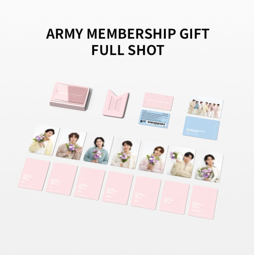 vantesells's tweet photo. WTS LFB PRE-ORDER PH

ARMY MEMBERSHIP GIFT
- shipout is next quarter so expect by nov..? 
- ₱1500, can do loooong dop https://t.co/5wri7qM3Xs