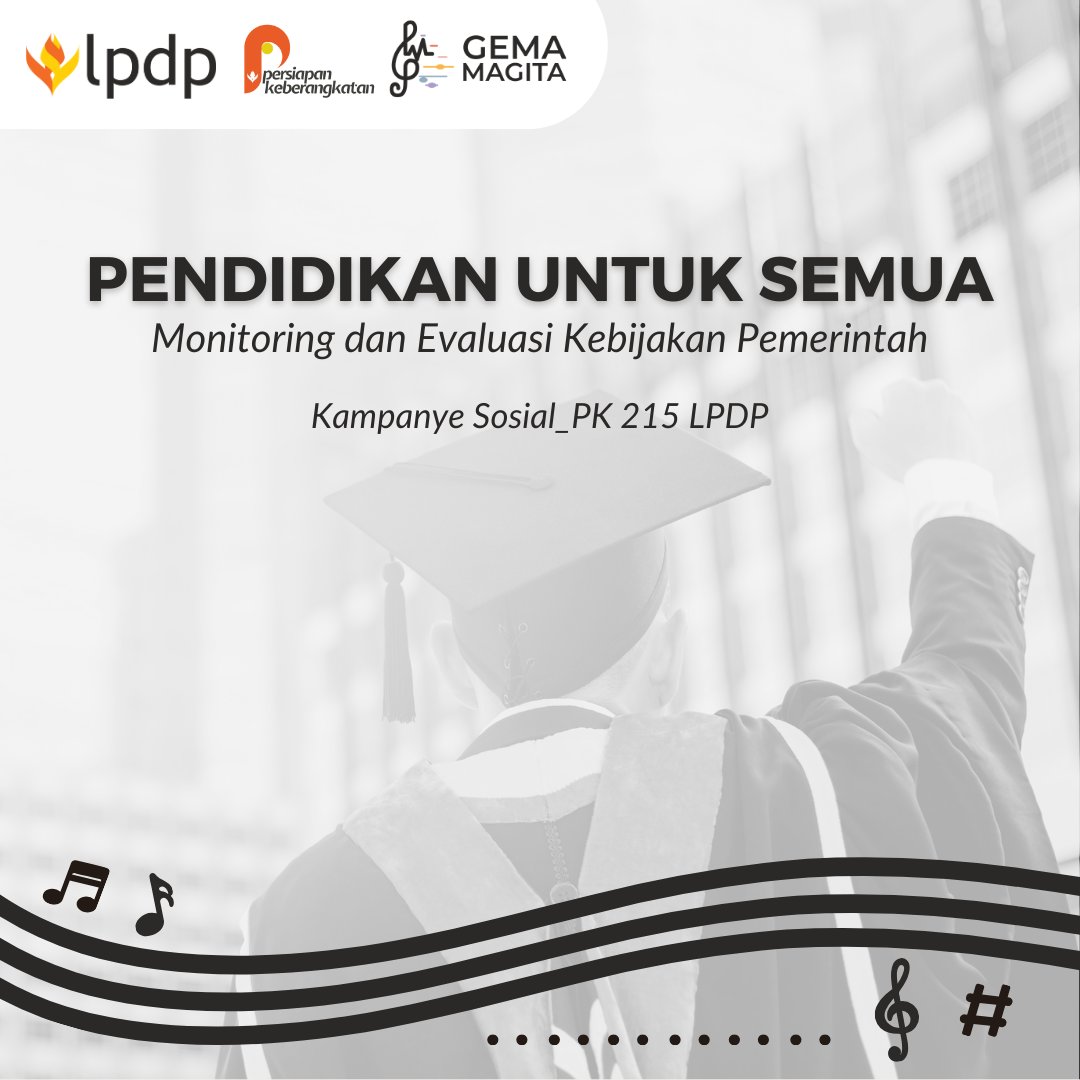 pk215lpdp's tweet photo. LPDP

[PENDIDIKAN UNTUK SEMUA #10]
Halo #SobatGemadanGita!

Monitoring dan evaluasi yang efektif merupakan elemen yang penting dalam pengelolaan program dan kebijakan di lingkungan pemerintah. https://t.co/UsZOkzX14H