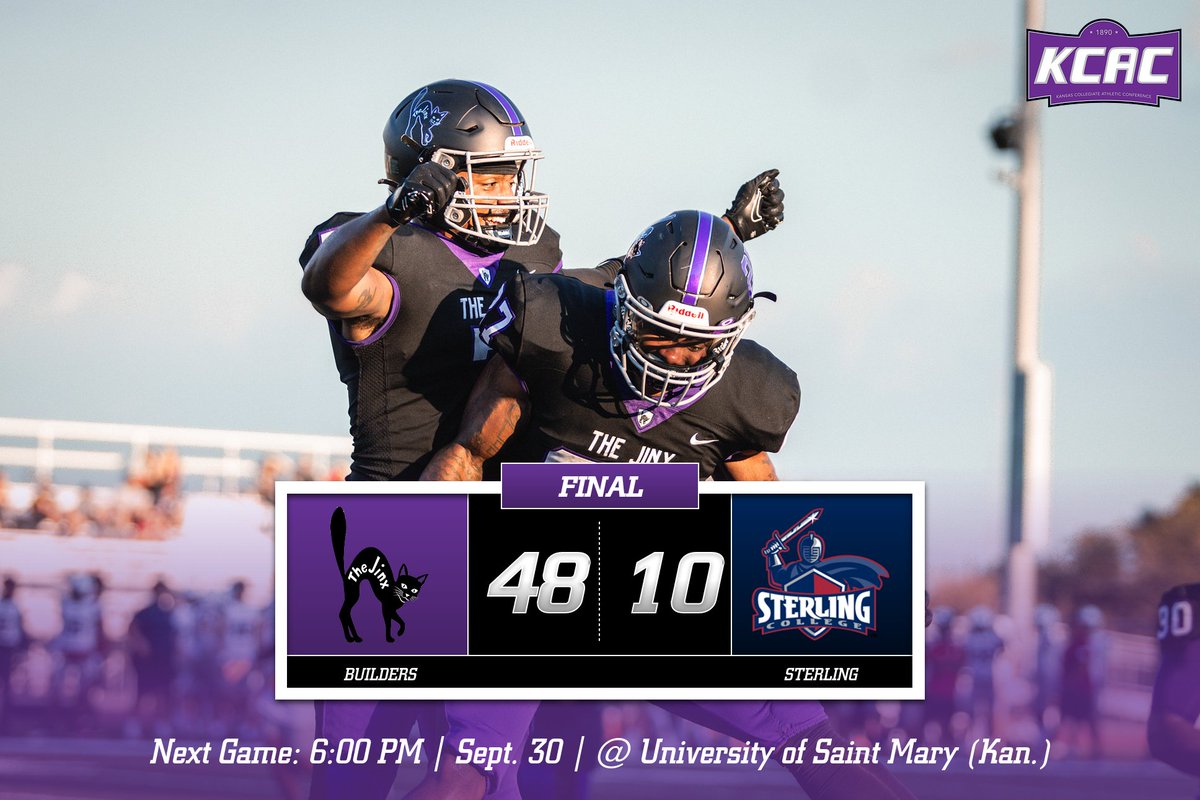 Builder Football Stays Undefeated After a Dominating Win Against the Visiting Warriors of Sterling College🏈🔥

#builders #thejinxison