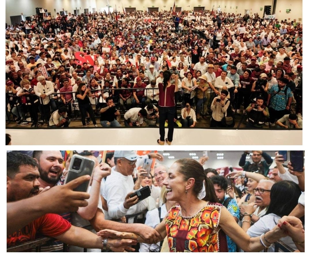 catrina_nortena's tweet photo. #LaEsperanzaNosUne 
🚨 IMPRESIONANTE los más de 8,000 Simpatizantes que recibieron y dieron su cariño y apoyo a @Claudiashein en Sinaloa

Lista la Aplanadora para ARRASAR en el 2024... https://t.co/jqIUS86Vtb