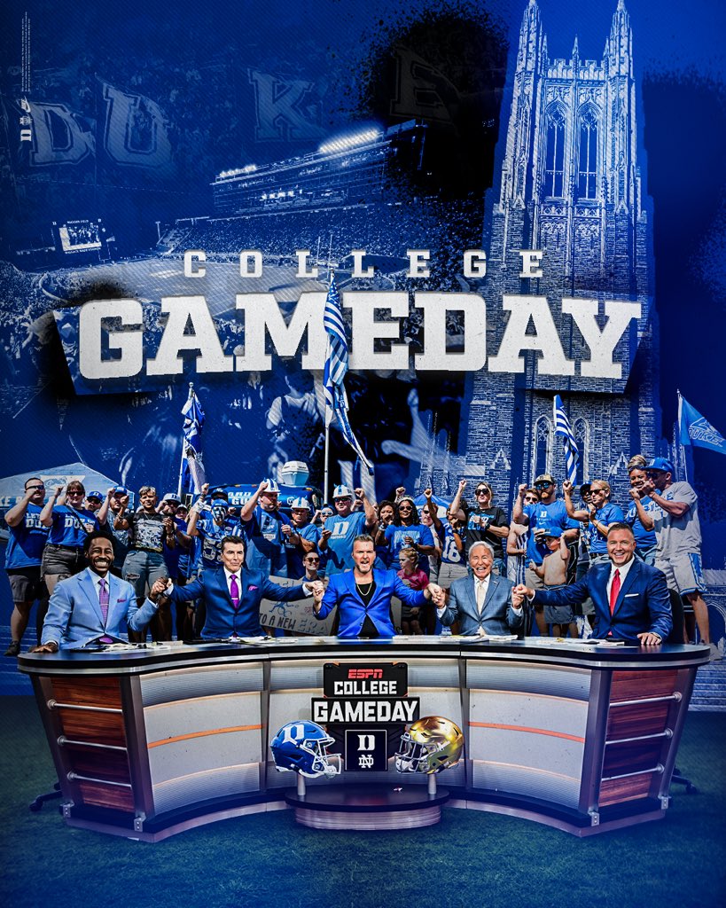 .@CollegeGameDay is heading to Durham!