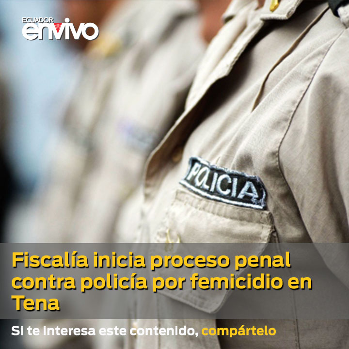 ecuadorenvivo's tweet photo. En #PrisiónPreventiva y con una instrucción abierta por treinta días, quedó el #CaboSegundo Edy Jean C. T., procesado por la Fiscalía de #Tena, como presunto autor del #femicidio de su expareja, María Q. https://t.co/ANWyo50Hz4
@FiscaliaEcuador https://t.co/SSHyyZyVUC