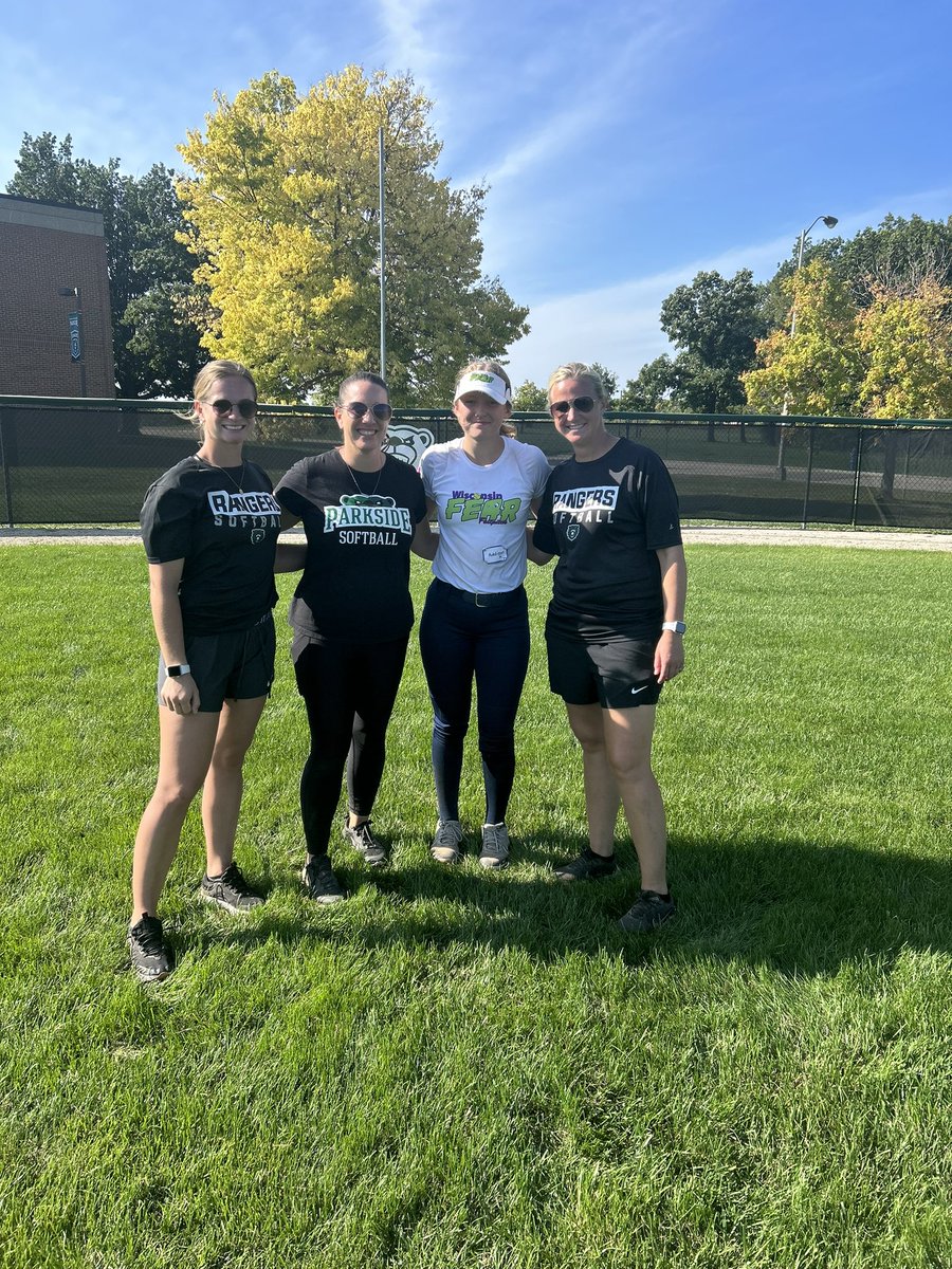AddisonKrutz's tweet photo. Thank you @UWP_Softball for hosting such a great camp. It was so fun to be back and to learn new things from the all the players and coaches. 
GO RANGERS!!
@WIFearFastpitch https://t.co/MDC3AtnzID