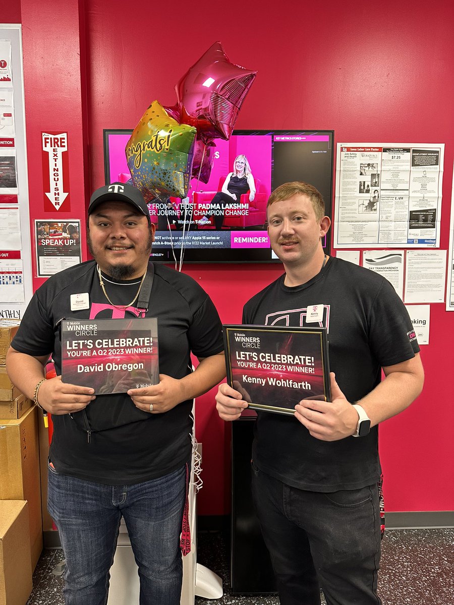 🏆Congratulations Brittney, Bre, Apryl,  David &amp; Kenny on winning Q2 Winners Circle! (Apryl not pictured due to PTO) And shoutout to Brittney, David &amp; Kenny for winning 2 quarters in a row! Keep up the great work! #SMRA <a href="/JohnLoughren/">John Loughren</a> <a href="/gnugent28/">Gareth Nugent</a> <a href="/JohnStevens_/">John Stevens</a>🏆