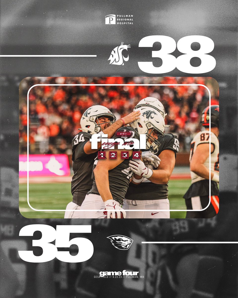 WSUCougarFB's tweet image. 🔴🔴🔴🔴

#GoCougs | #WAZZU | #CVE23