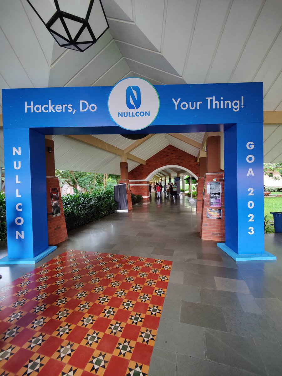 code_byter's tweet image. Day 2 of #NullconGoa2023 🔥