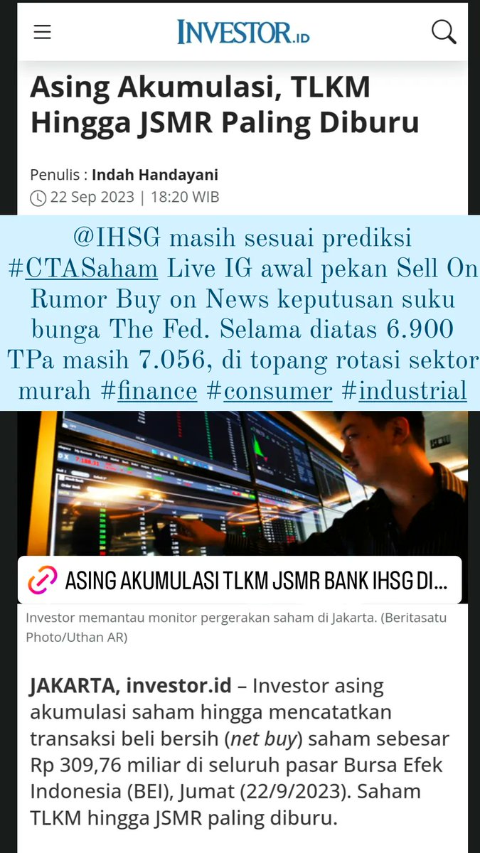 andri_zakarias's tweet photo. Weekend Story: Properti Konstruksi Basic Materials Finance

https://t.co/rOPKH6IftA

https://t.co/pDLh25LOsF

#CTASaham 
#saham
#IDX
#saham
#BRPT
#BBNI
#INKP
#WIKA
#META
#ACST
#tradingplan
#sahambreakout
#sahammurah
#sahampemula
#belajarsaham
#tradingsaham
#trading
#daytrade https://t.co/ZdI438Nle6