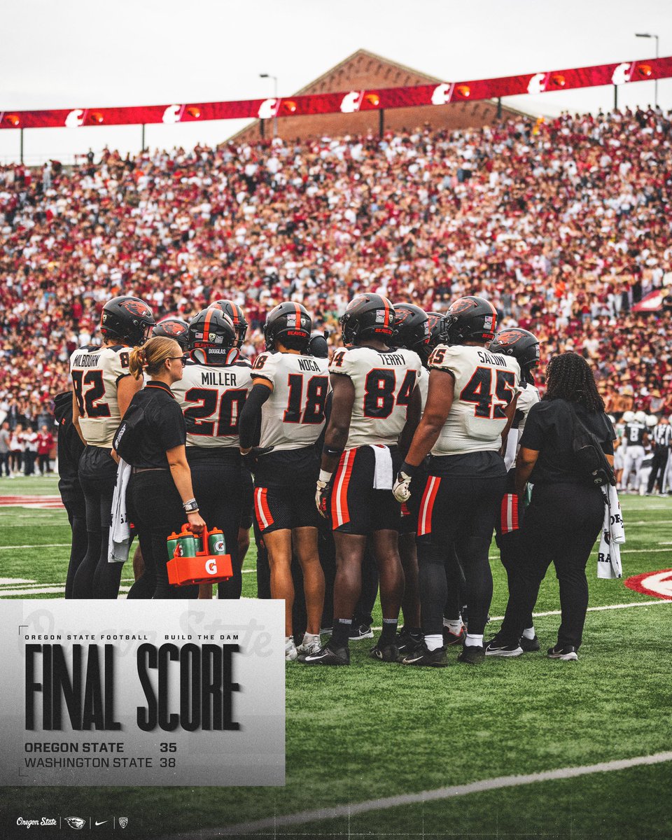 BeaverFootball's tweet photo. no excuses. time to respond. https://t.co/g48mJim2MT