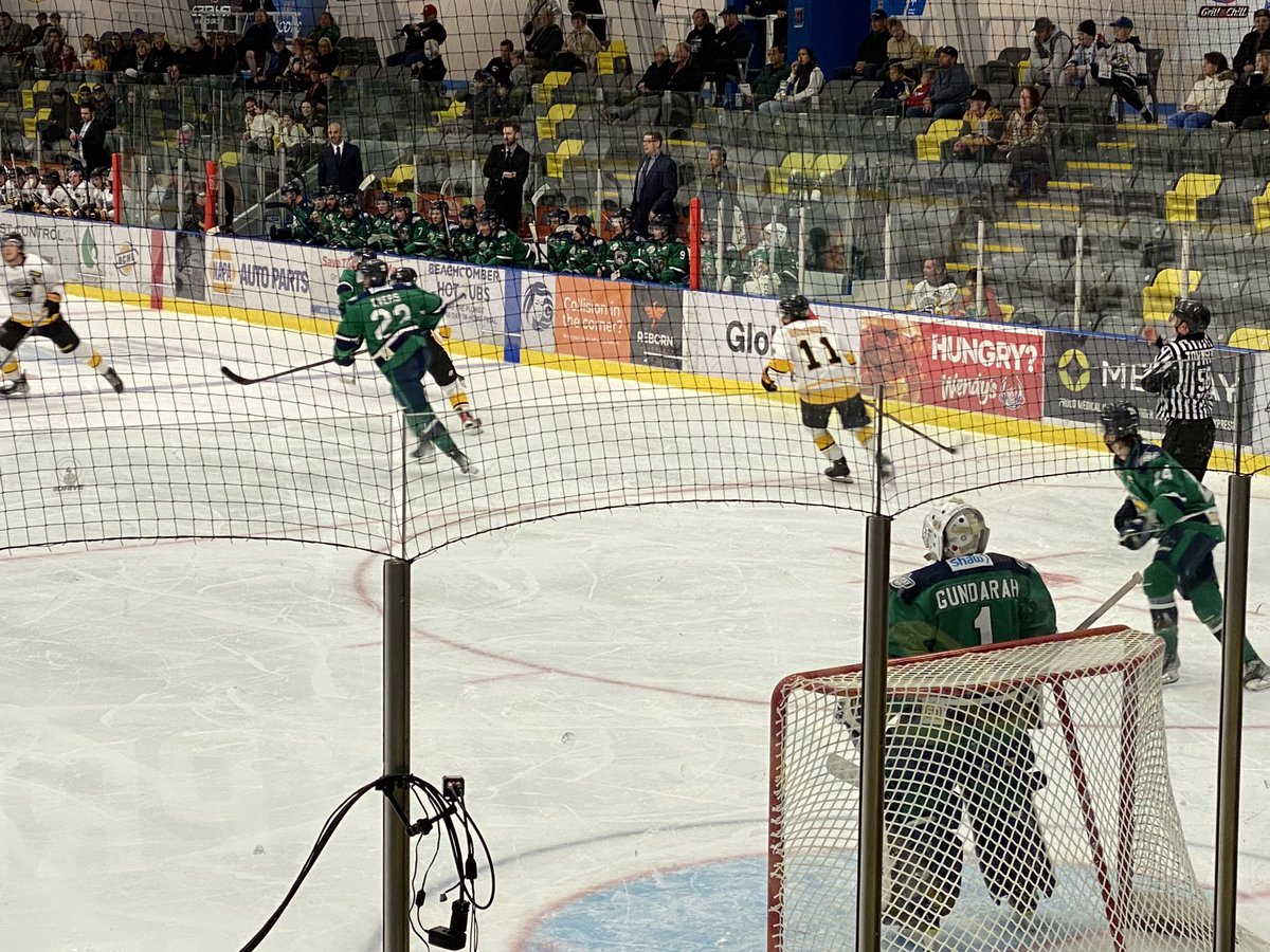 At the train station tonight for another @BCHockeyLeague tilt between the @BCHLExpress and @SurreyEagles.