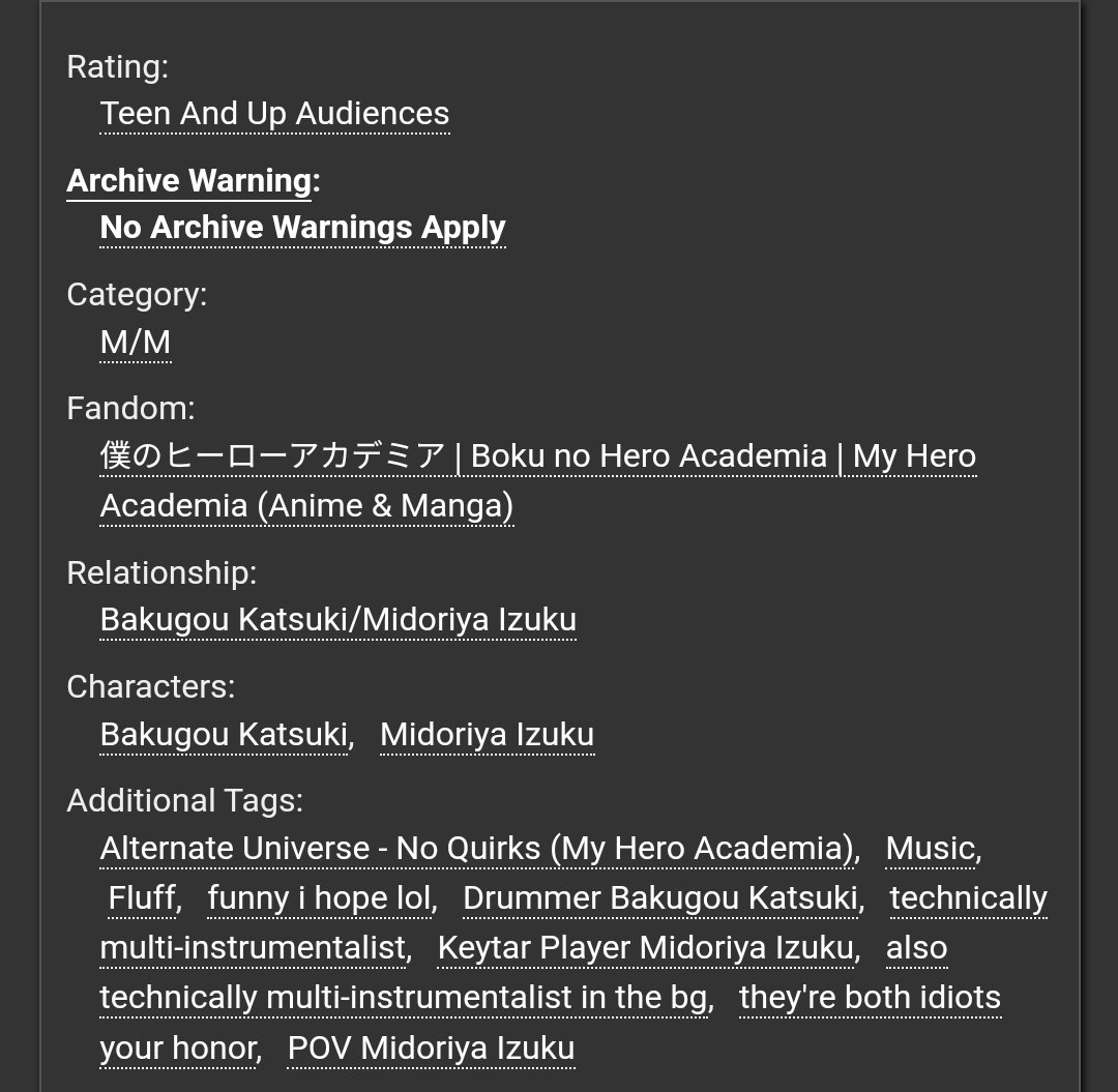 eyyy my fic for the <a href="/bkdkbk_revbang/">Summer Daze | Completed</a>
is up!!! ofc the music AU snatched my attention
🎶🎵

archiveofourown.org/works/50289610