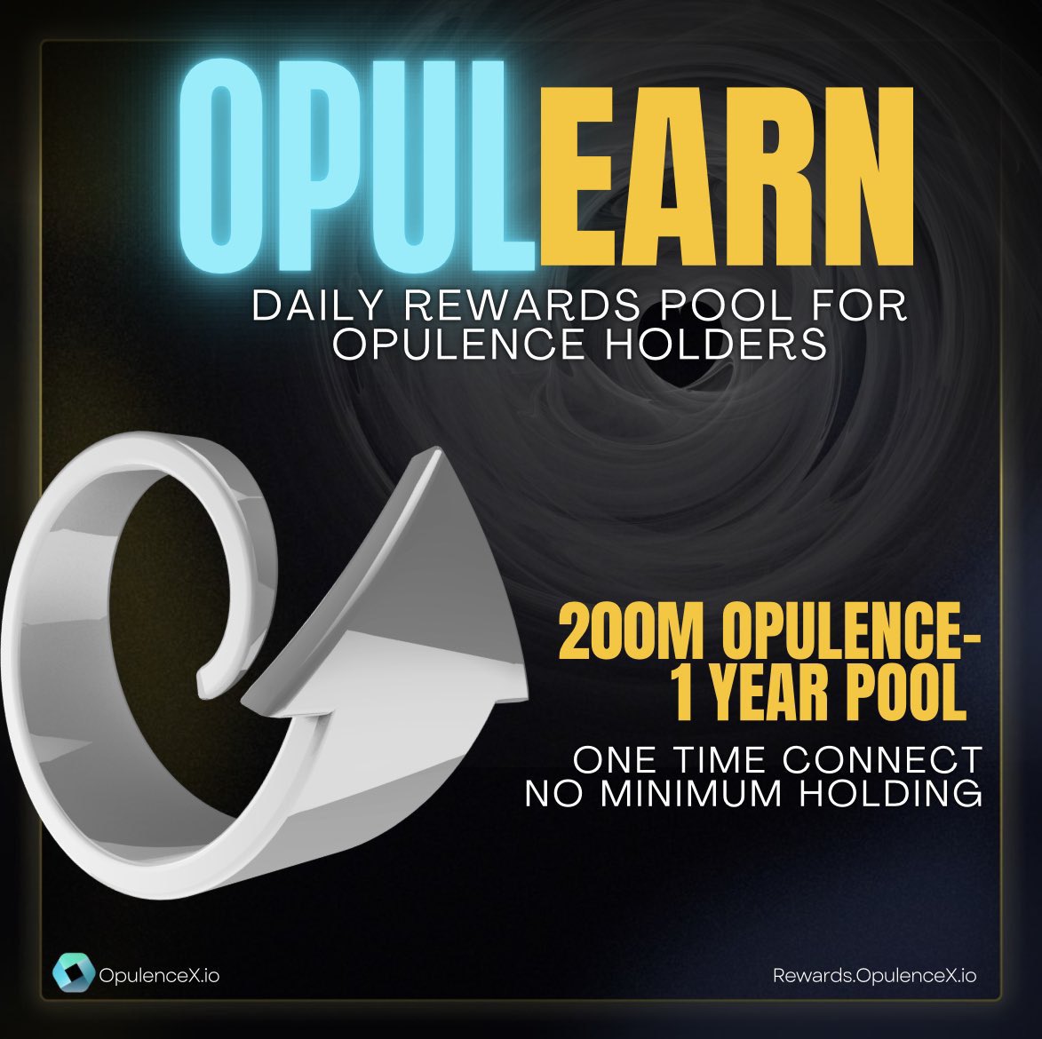 🚨#Opularians New Day, New Rewards!  
Connect your wallet to #OpulEarn!    
and receive a daily drop of $Opulence 
Just connect your wallet to get your $Opulence daily
Low fee 1-time registration cost. 
Connect here reward.opulencex.io 
#OPXMarketplace #OpulenceX
📷