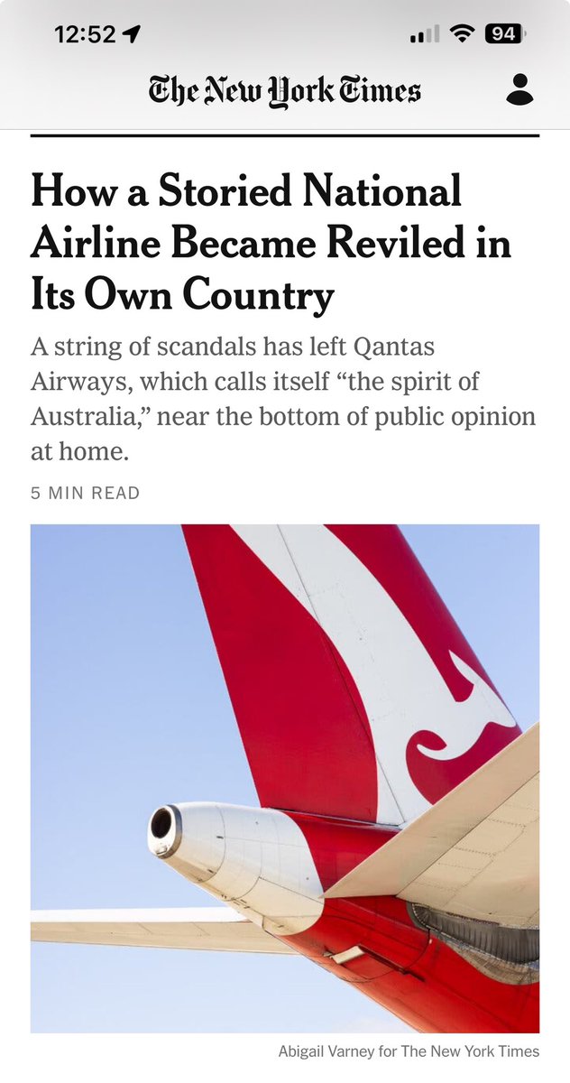 54dogboy's tweet image. Well done Alan #Qantas @Qantas #Reviled