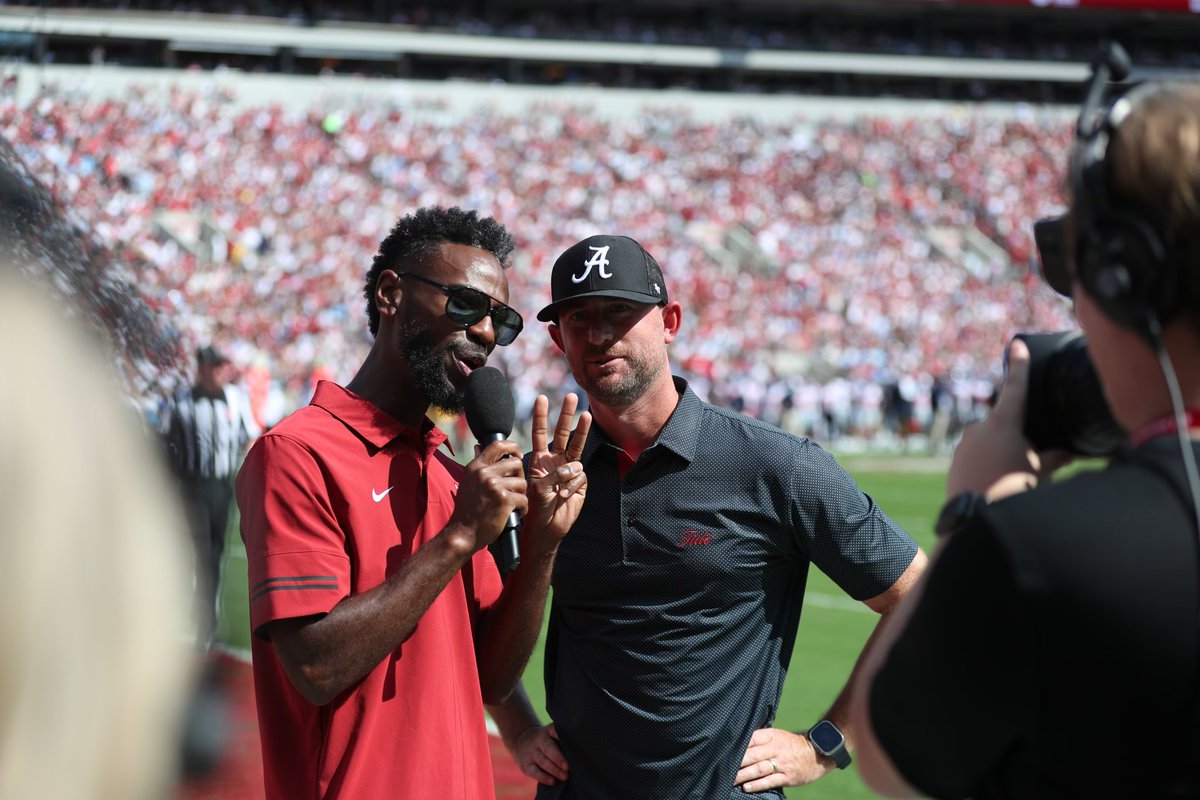 Pretty surreal hitting a “Roll Tide” in front of 100,000 of my closest friends at Bryant-Denny. #RTR