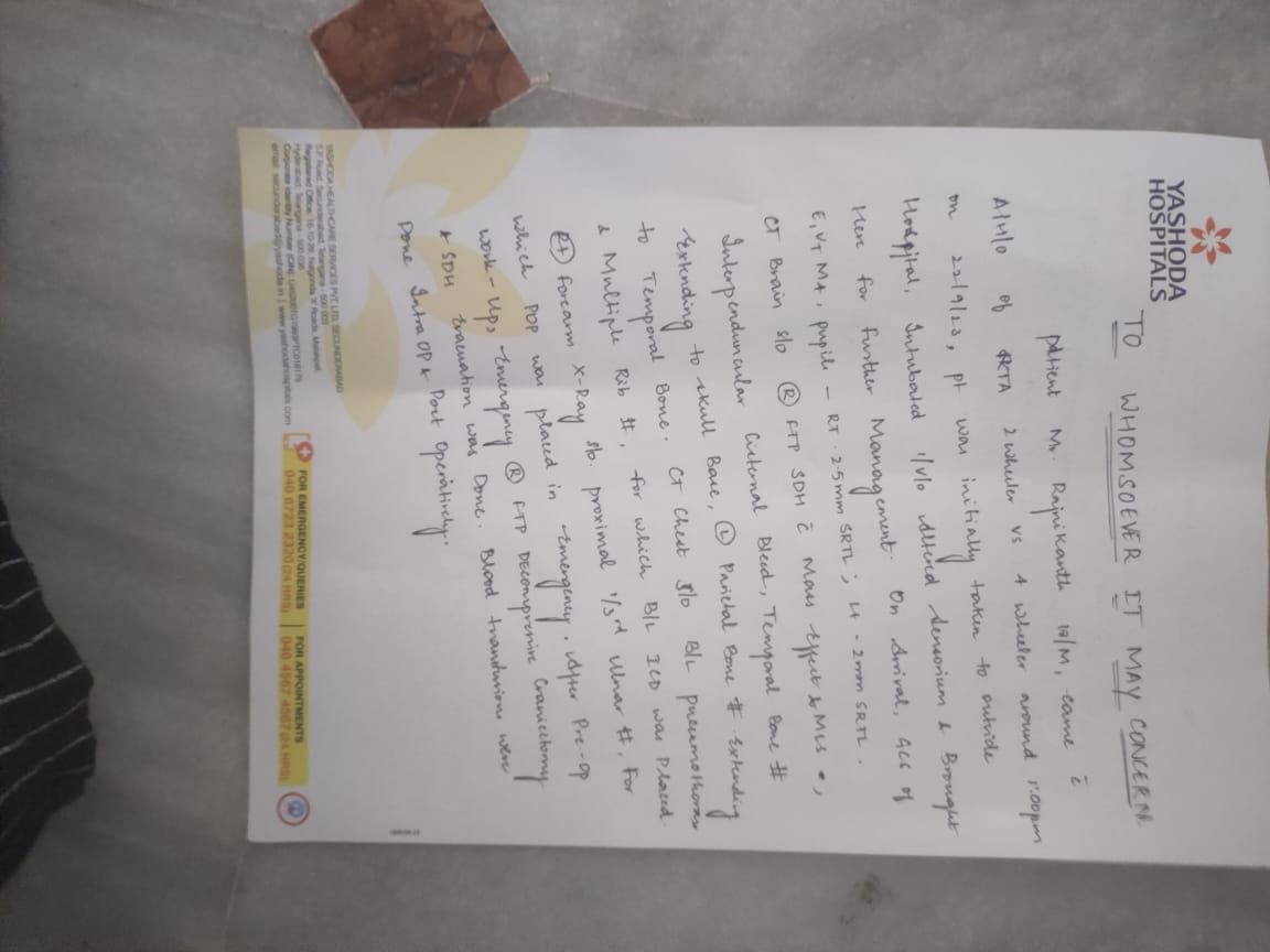 bhavantej5's tweet photo. Name: Medaveni Rajinikanth, age-19 JNTUHSircilla, Civil
Sir, 
@KTRBRS 
I sincerely request you to look into the matter Rajinikanth's health condition is very critical. He needs a brain surgery. So we request you for aid. @BRSparty @BRSHarish@SabithaINC@KTRBRS Sir please help us. https://t.co/xkDyNuHBC3