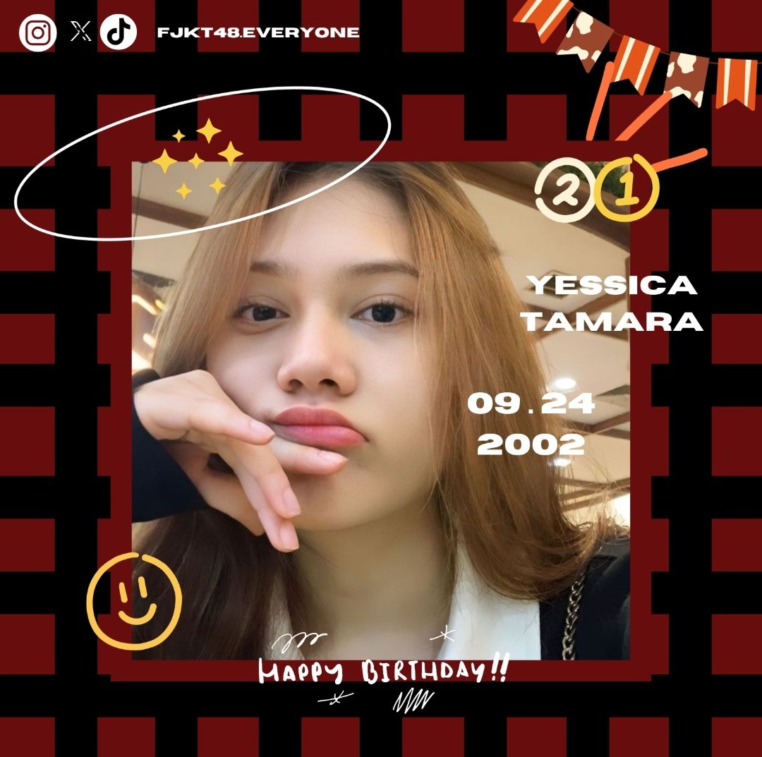 FJKT48Everyone's tweet photo. Happy Birthday Chika Sayangku 🥳 @Y_ChikaJKT48
Semoga harapan baik dari banyak orang untukmu dikabulkan Tuhan.. semoga selalu bahagia,sekali lagi SELAMAT BERTAMBAH UMUR YSSC, DOA TERBAIK DI UMUR YG BARU INI, SEMOGA MAKIN BETAH DI JEKETI48, and be better 😁😁
#GUA2D1ANofChika https://t.co/SIfqdTEq2C