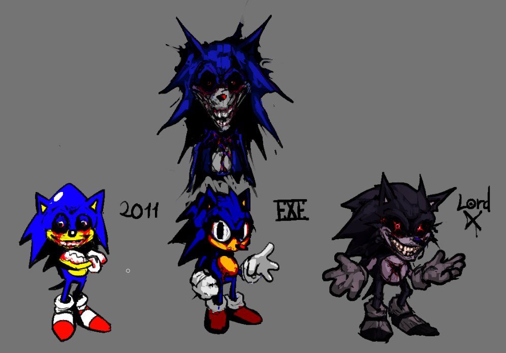 2011 Sonic.EXE - Jack Gore's Redesign by ShellKick on Newgrounds